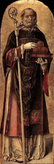 BARTOLOMEO VENETO St Nicholas of Bari Spain oil painting art